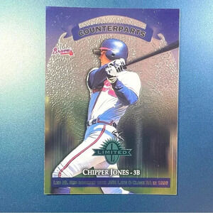 Chipper Jones Robin Ventura Counterparts Limited Exposure 1997 Donruss Limited